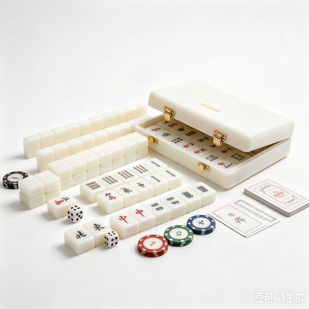 muted color mahjong set